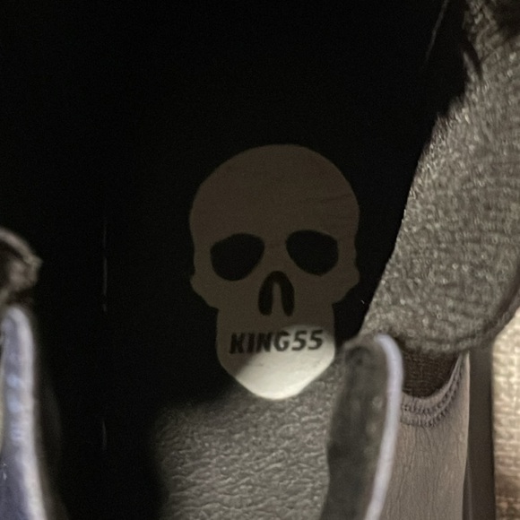 King 55 Brick Lane Chelsea Boot in Navy from King55 - Picture 9 of 12